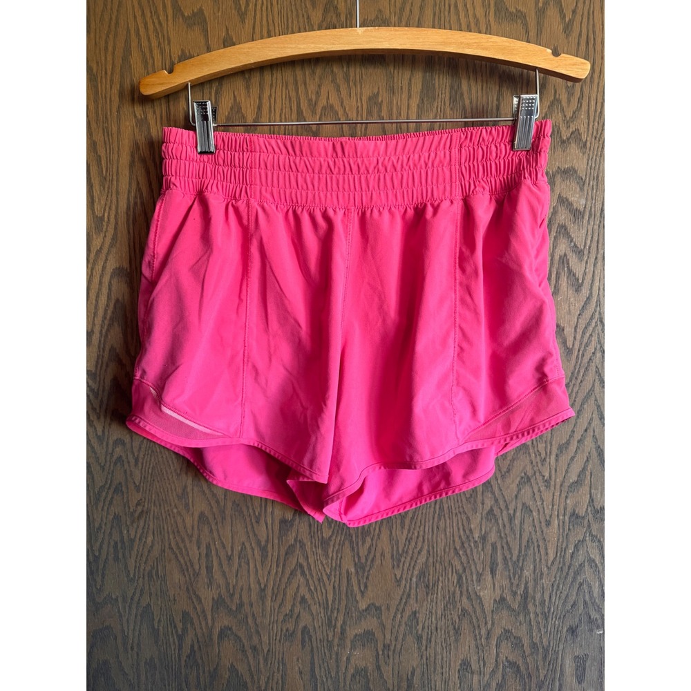 Lululemon Track That High-Rise Lined Short 3 Pink W7AWTS Size 8